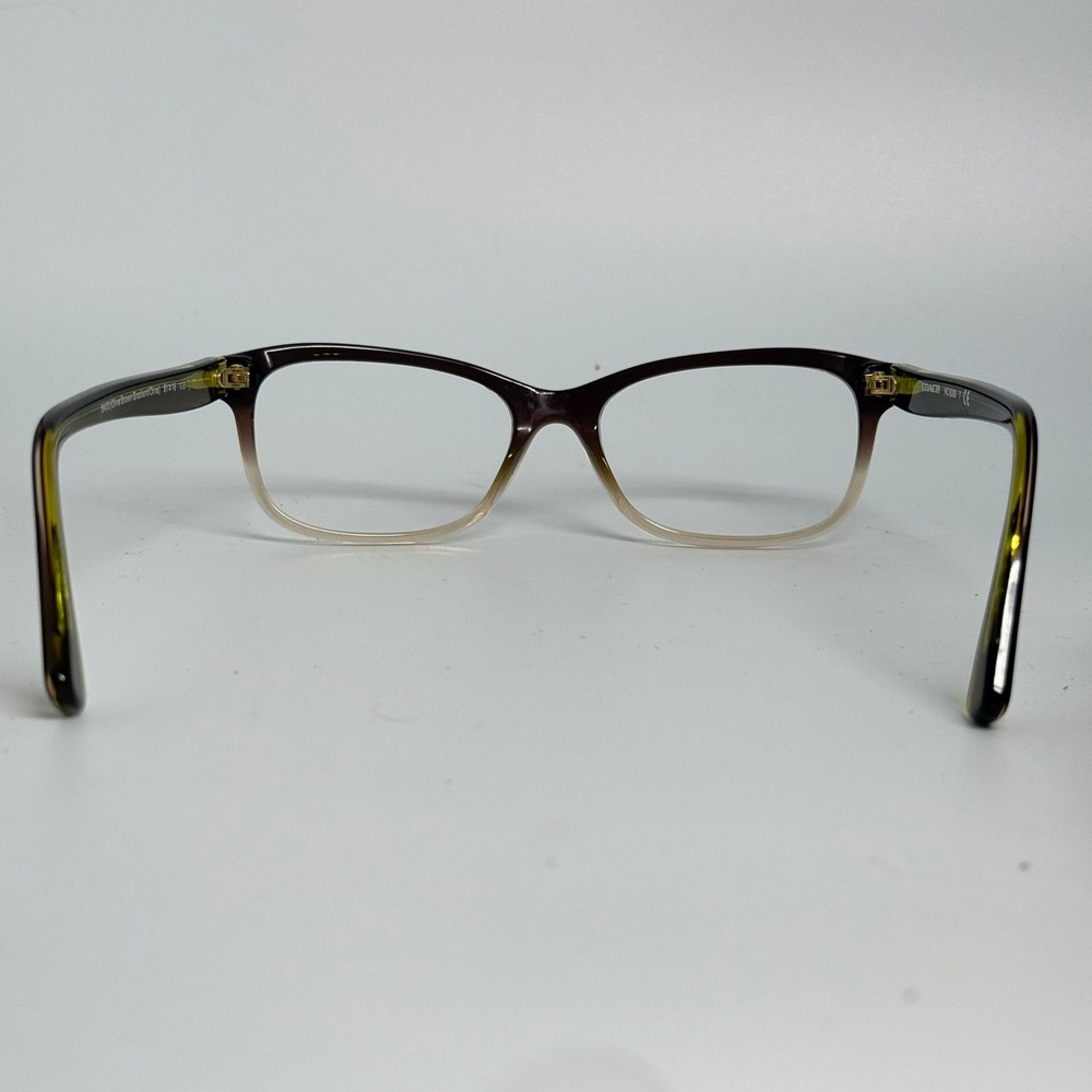Coach HC6089 Eyeglasses Olive Brown Gradient Olive Green Frames 51-16-135 5400 - Picture 3 of 7